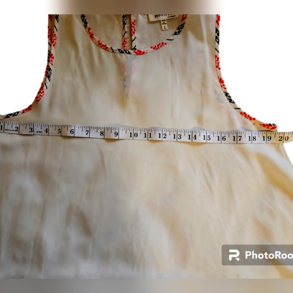 Monteau Los Angeles Tank Top, Flowy, Longer On The Sides, Size L - Picture 7 of 9